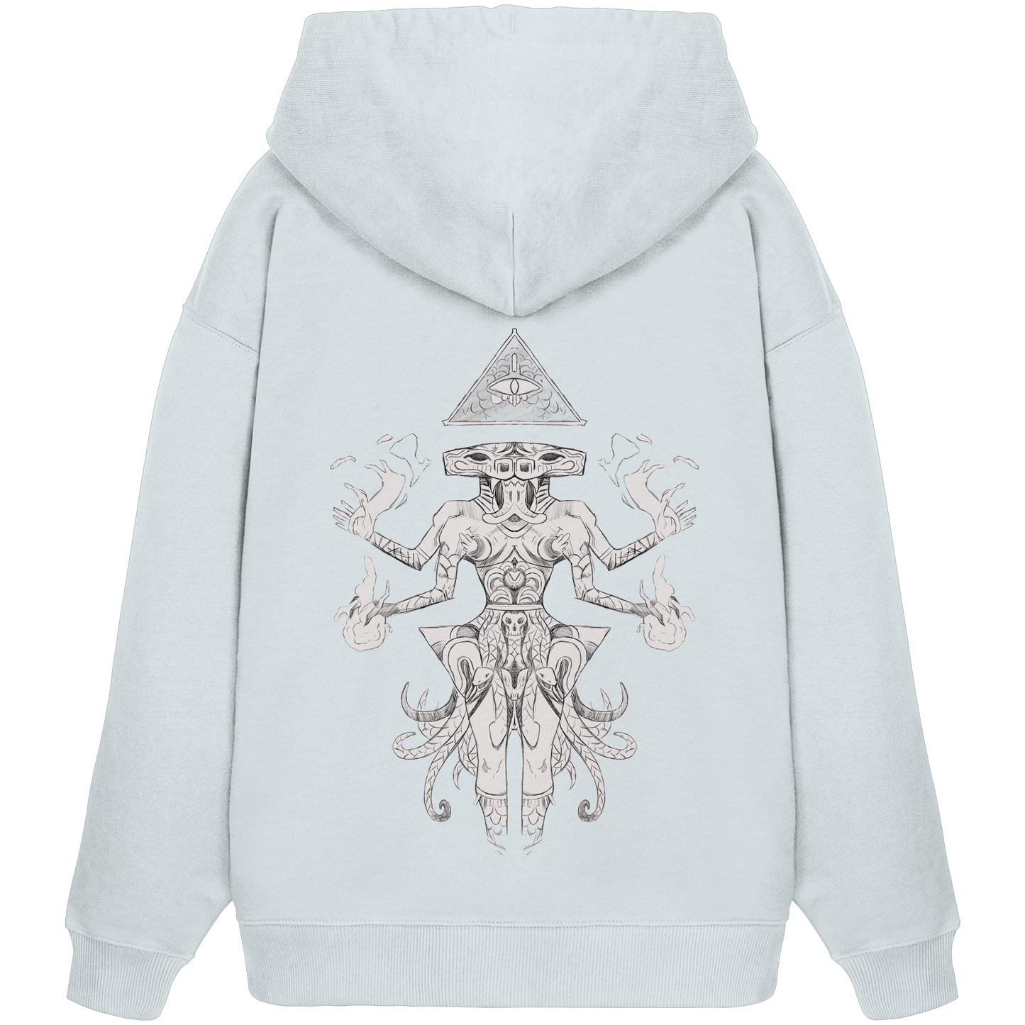 Auge des Chaos - Organic Oversize Hoodie