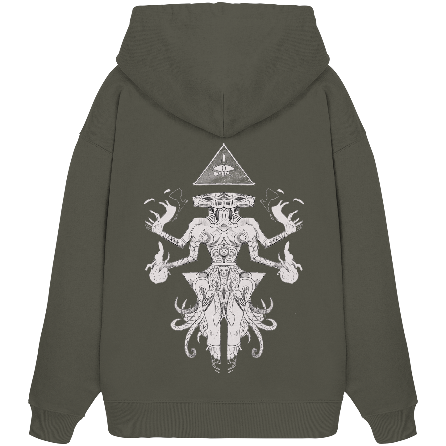 Auge des Chaos - Organic Oversize Hoodie