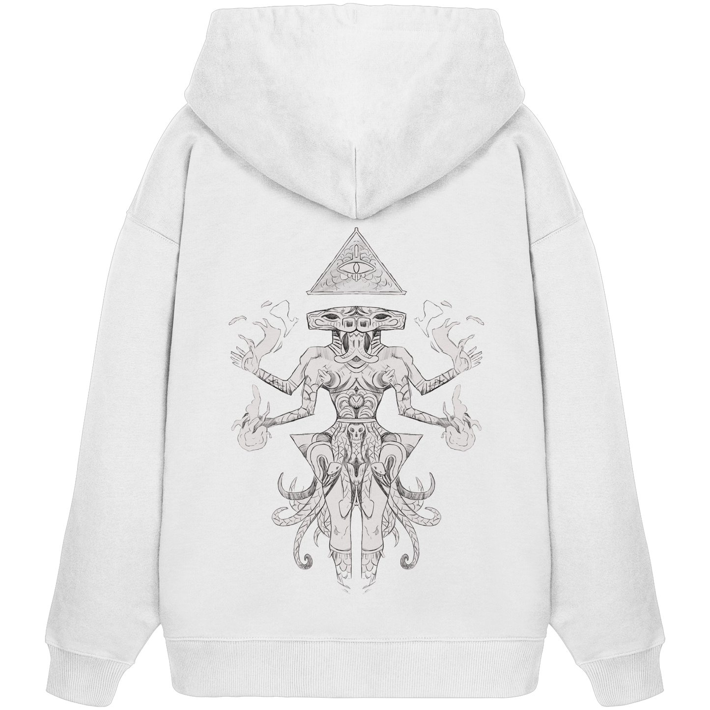 Auge des Chaos - Organic Oversize Hoodie