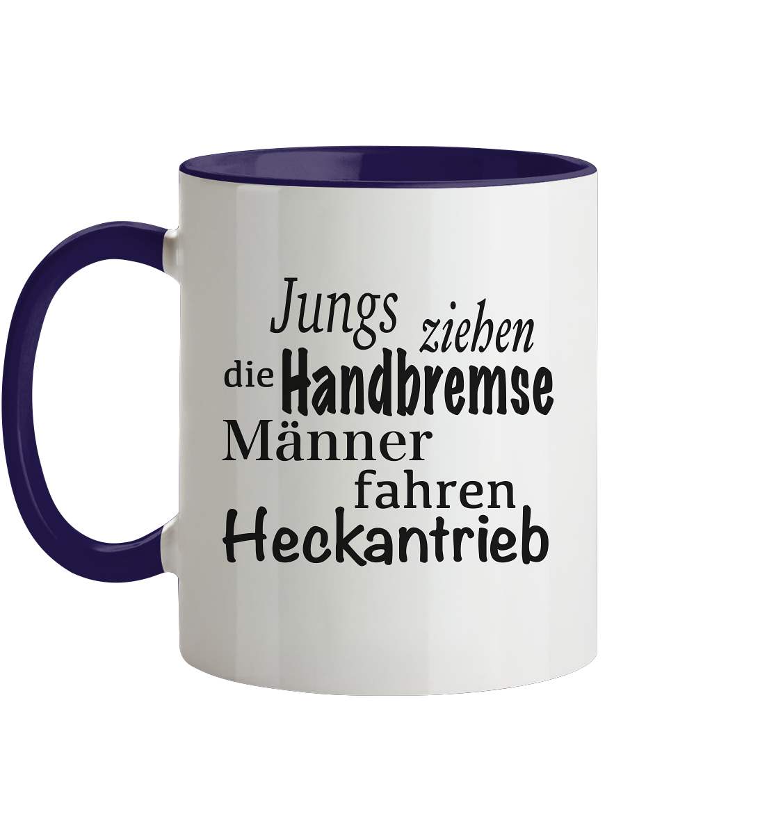 Heckantrieb - Tasse zweifarbig