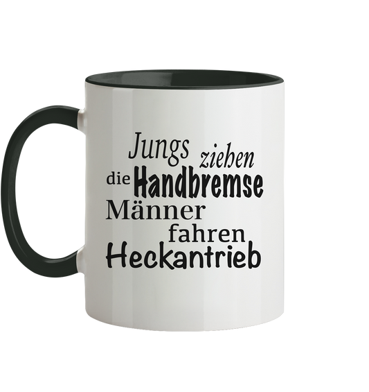 Heckantrieb - Tasse zweifarbig