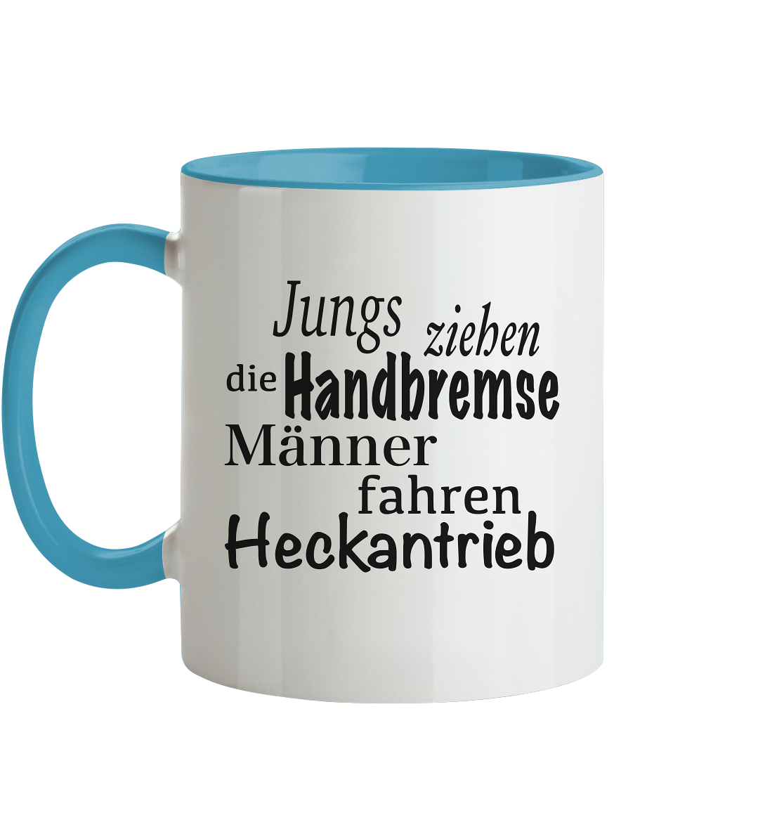 Heckantrieb - Tasse zweifarbig