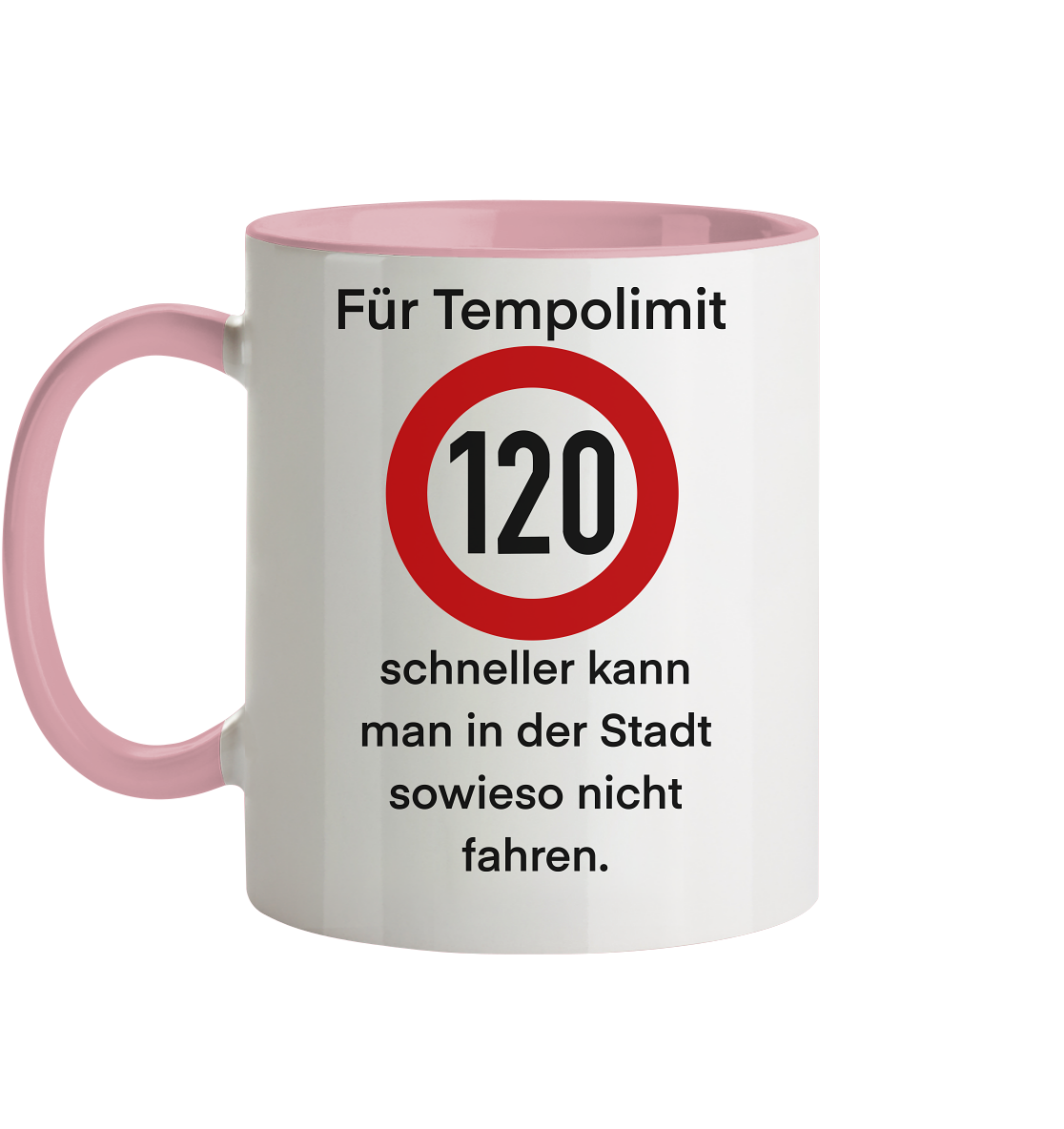 Tempolimit - Tasse zweifarbig