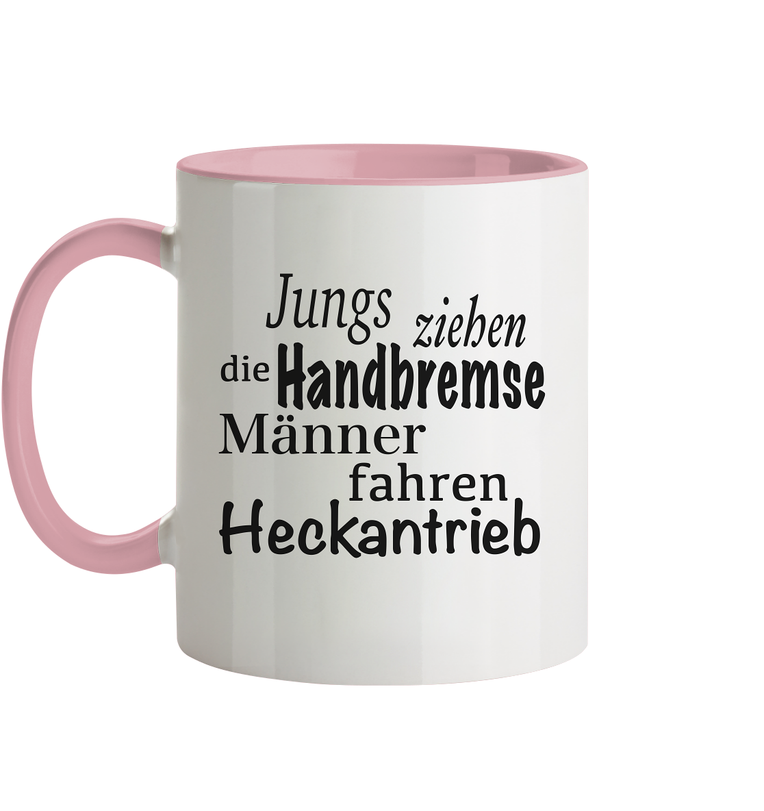 Heckantrieb - Tasse zweifarbig
