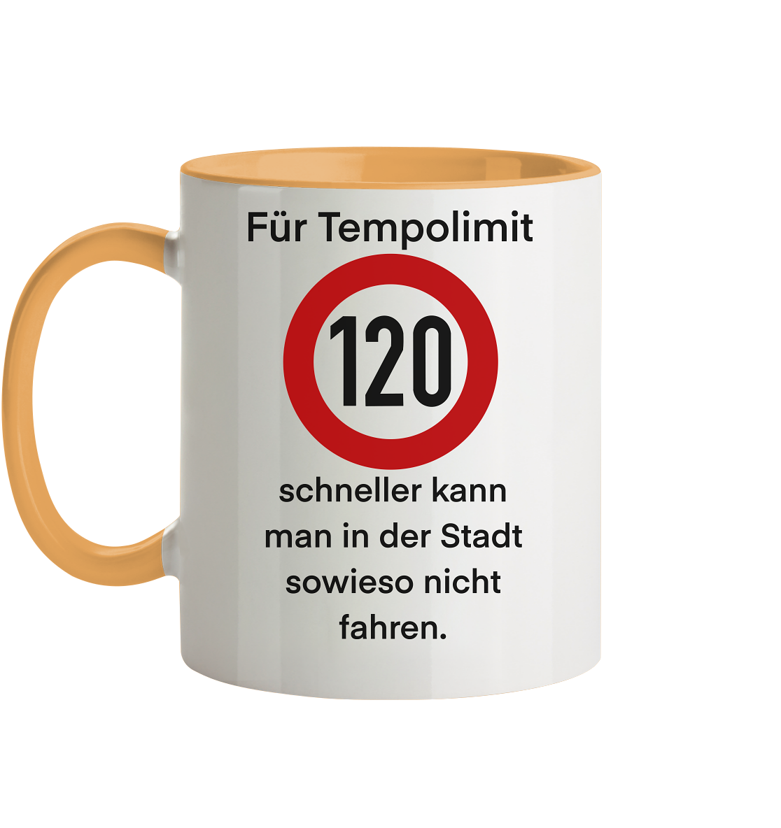 Tempolimit - Tasse zweifarbig