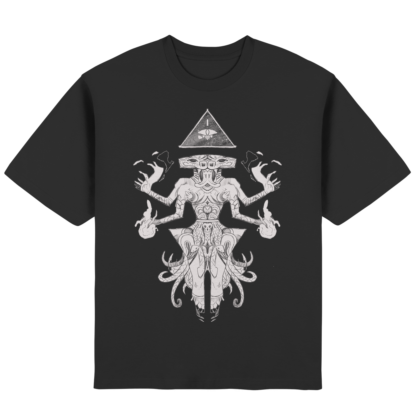 Auge des Chaos - Streetwear Oversized T-Shirt