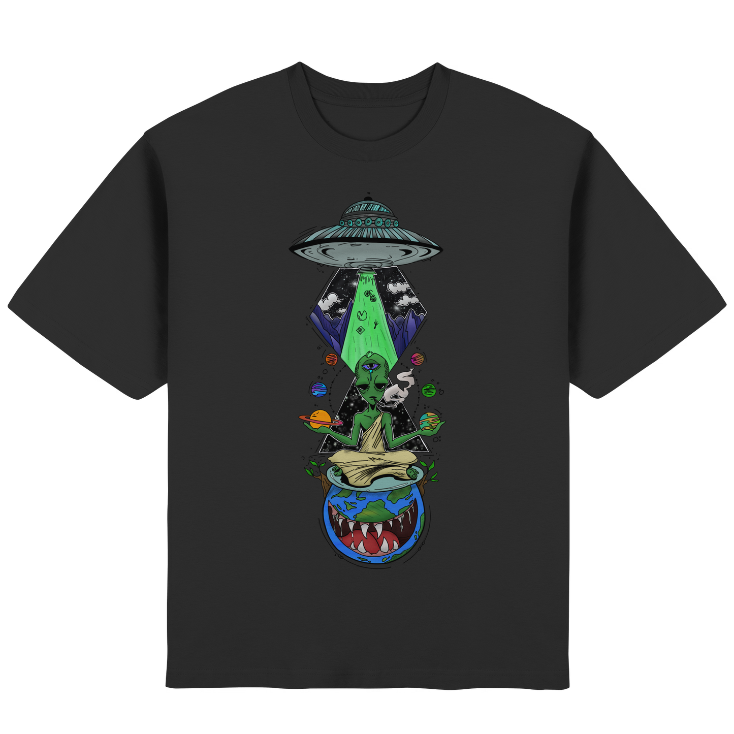 GalaktischeBalance - Streetwear Oversized T-Shirt