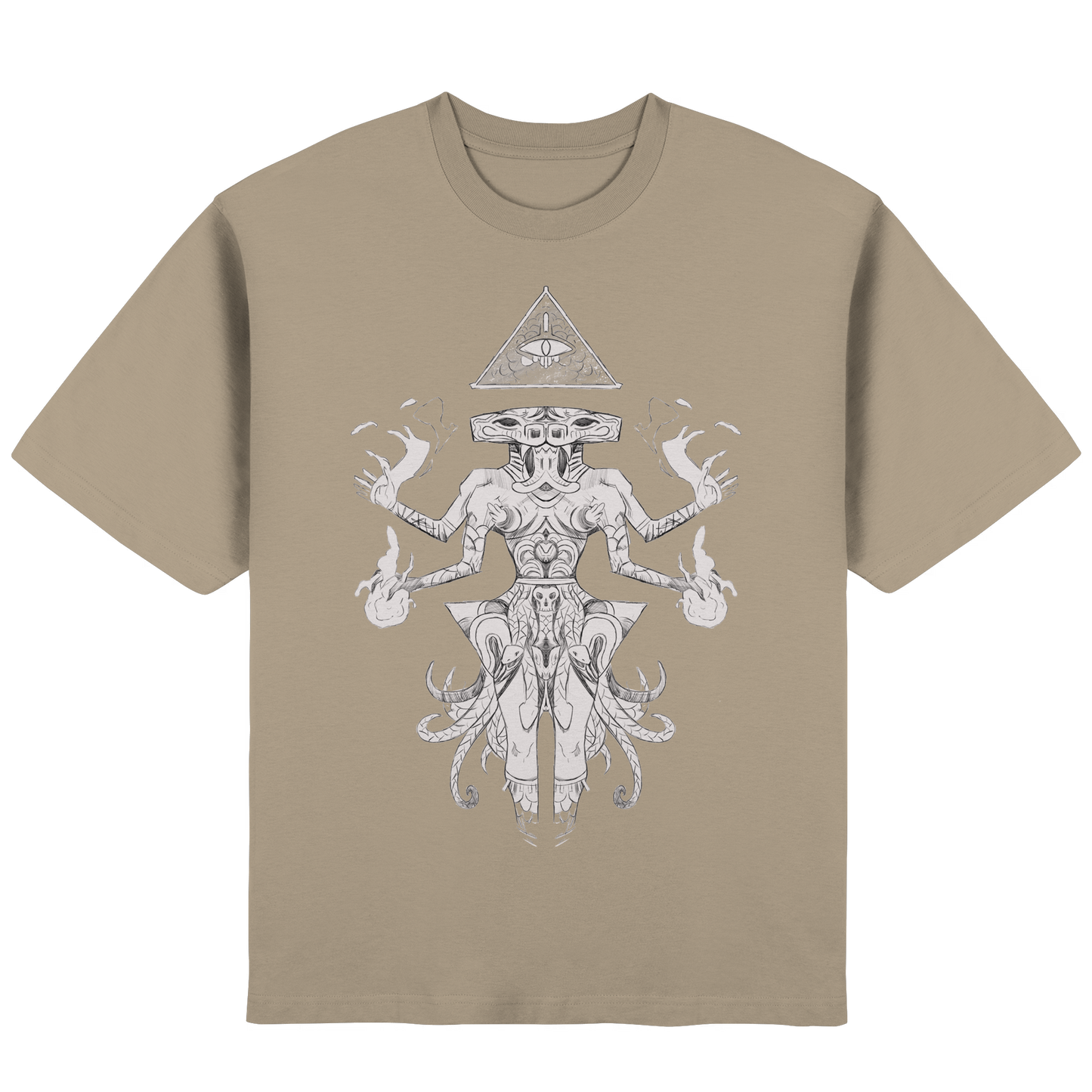 Auge des Chaos - Streetwear Oversized T-Shirt