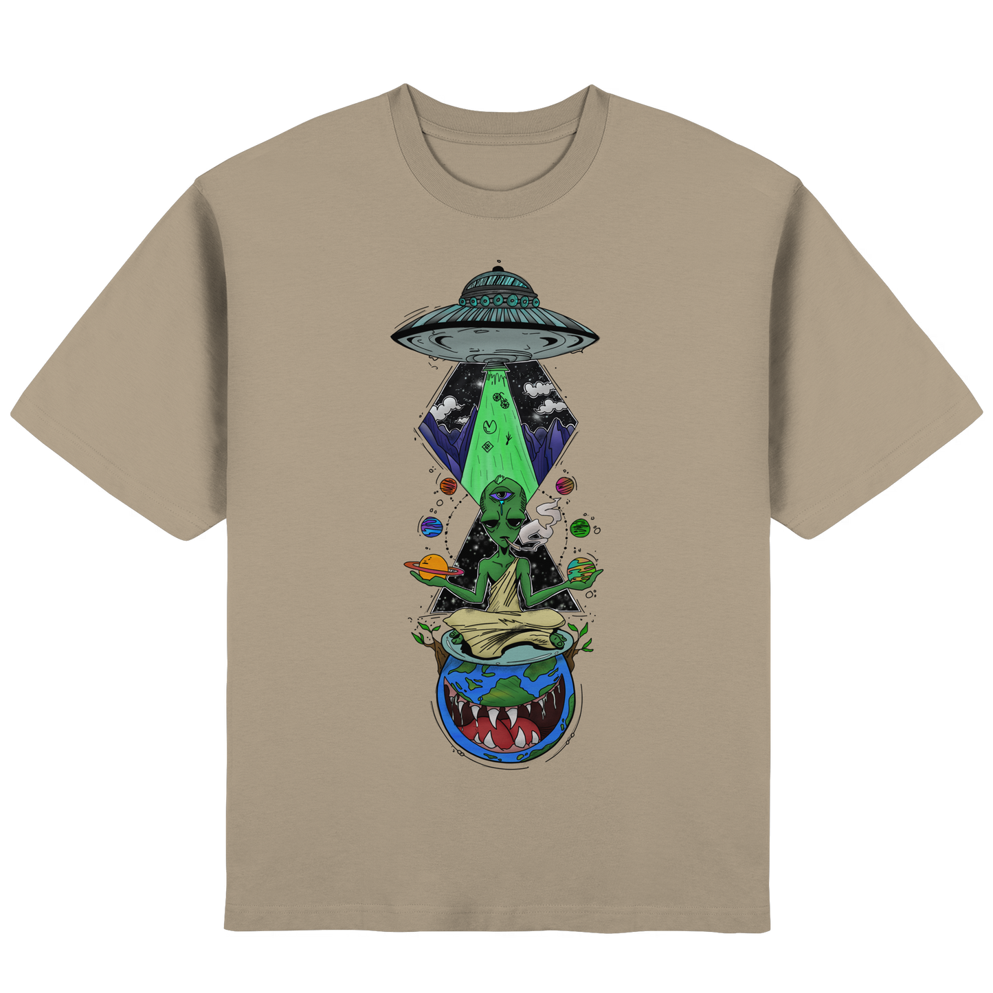 GalaktischeBalance - Streetwear Oversized T-Shirt