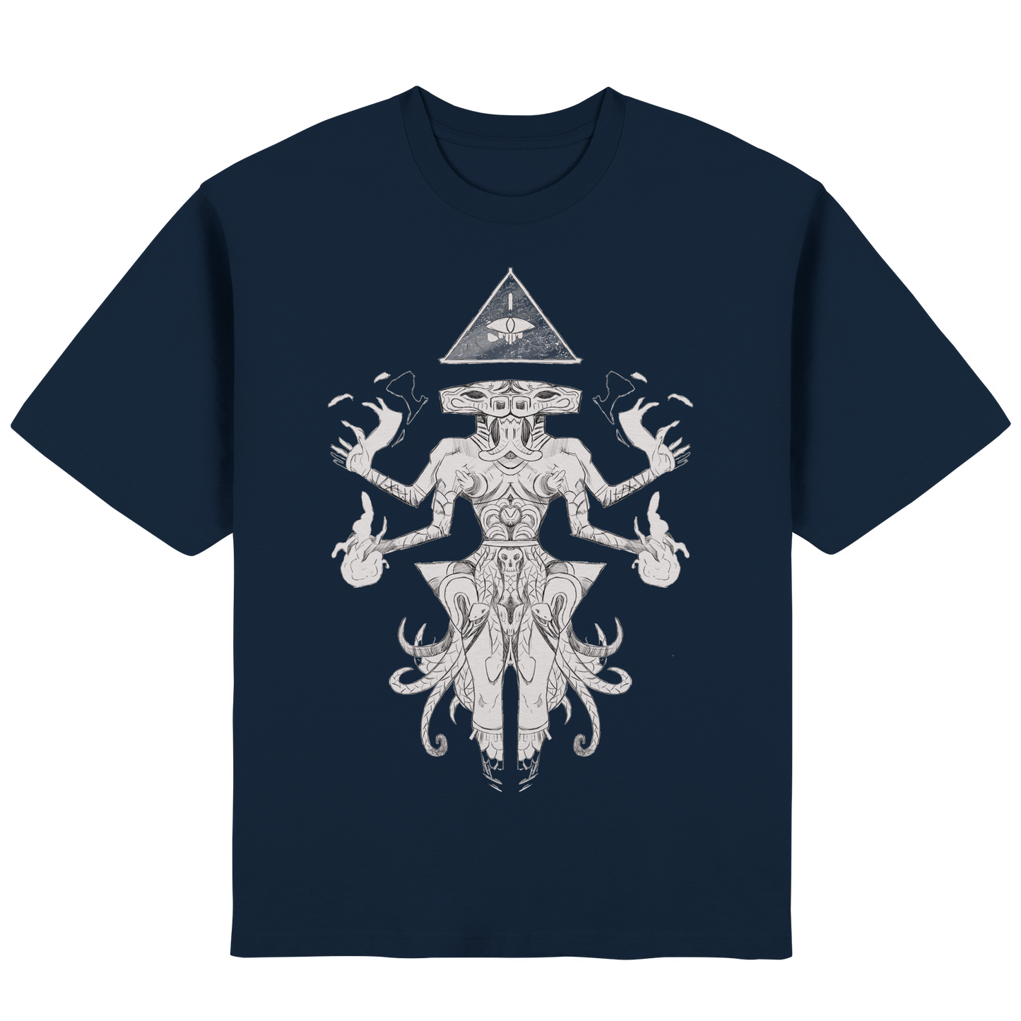 Auge des Chaos - Streetwear Oversized T-Shirt