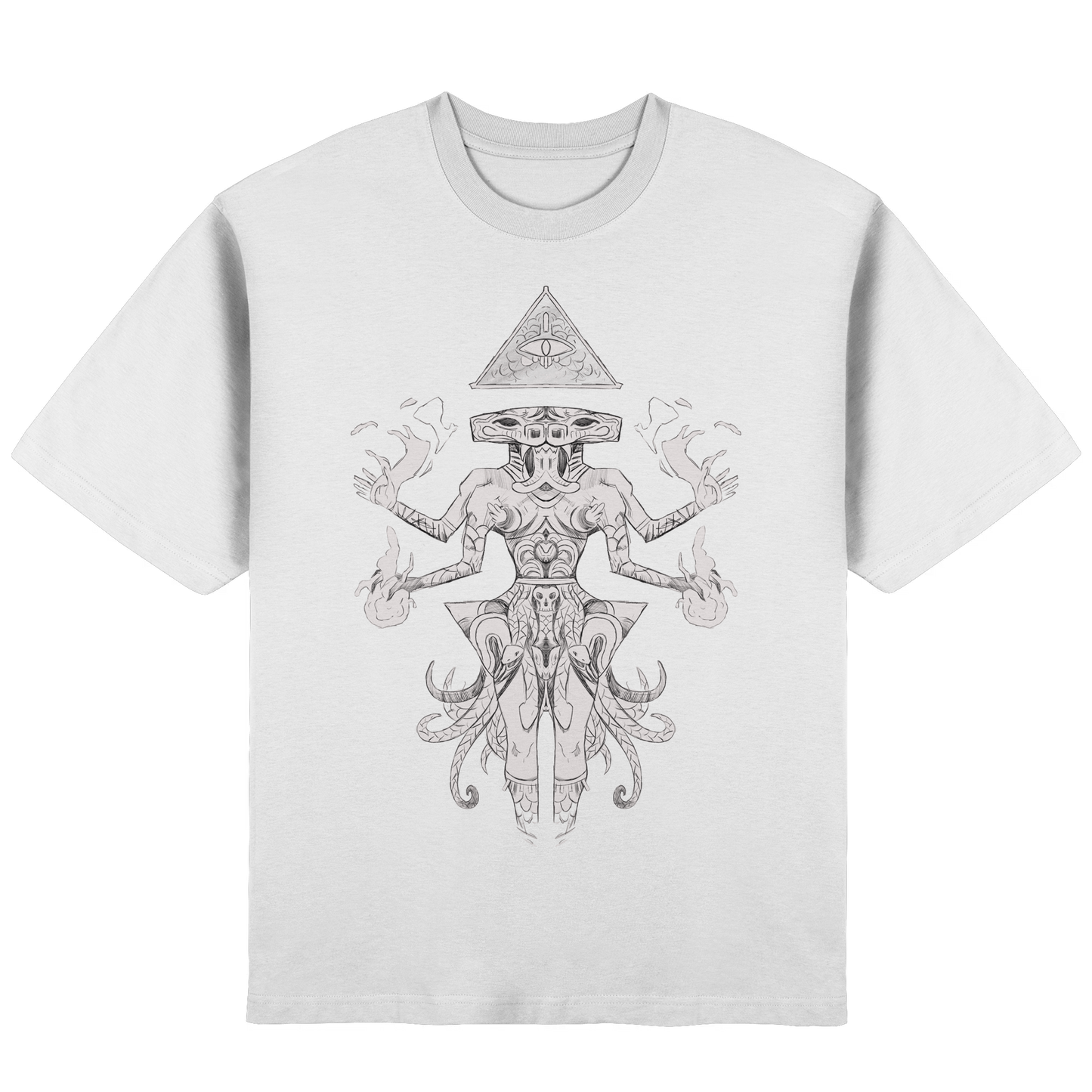 Auge des Chaos - Streetwear Oversized T-Shirt