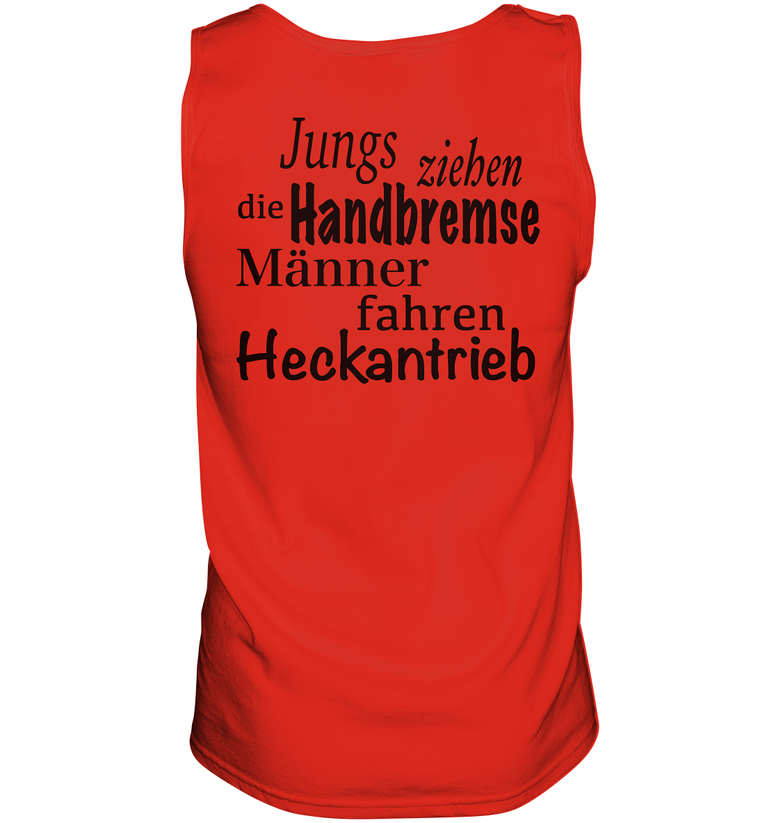 Heckantrieb - Tank-Top