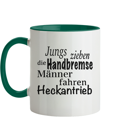 Heckantrieb - Tasse zweifarbig