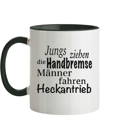 Heckantrieb - Tasse zweifarbig
