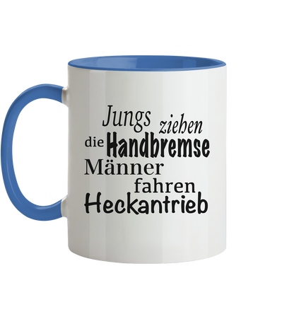 Heckantrieb - Tasse zweifarbig