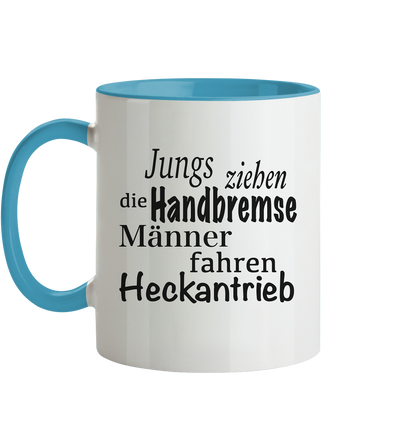 Heckantrieb - Tasse zweifarbig