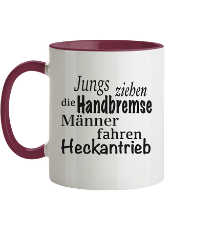 Heckantrieb - Tasse zweifarbig