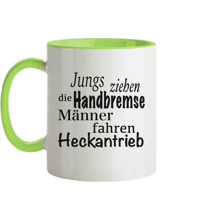 Heckantrieb - Tasse zweifarbig