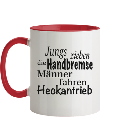 Heckantrieb - Tasse zweifarbig