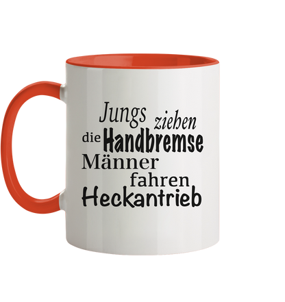 Heckantrieb - Tasse zweifarbig