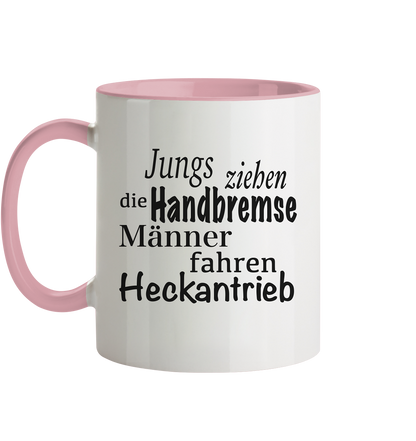 Heckantrieb - Tasse zweifarbig