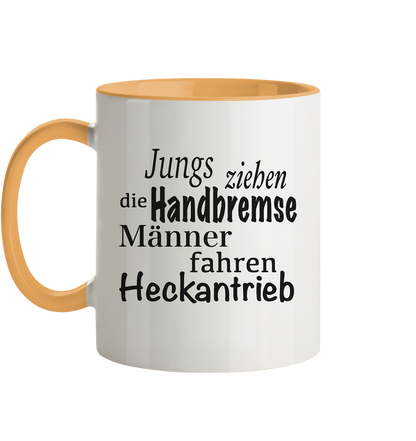 Heckantrieb - Tasse zweifarbig