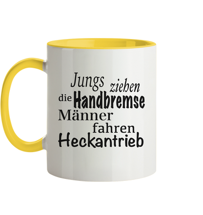 Heckantrieb - Tasse zweifarbig
