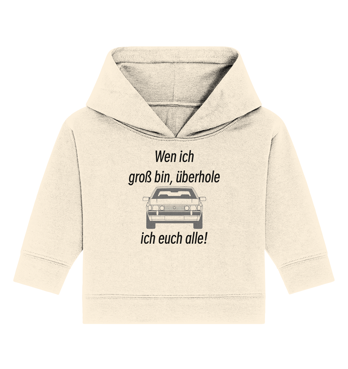 WenIchGroßBin - Baby Organic Hoodie