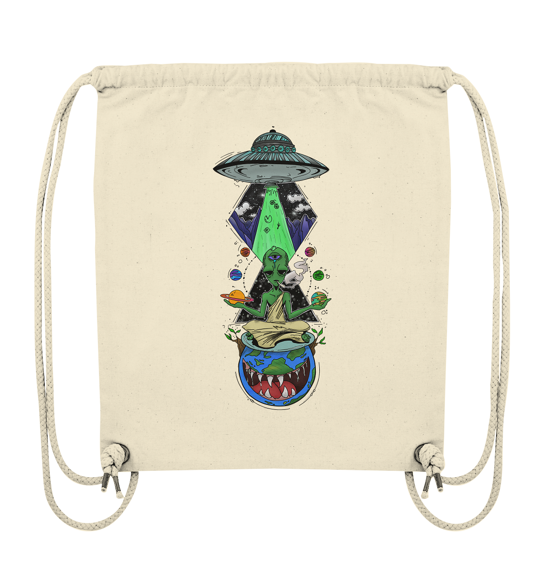 GalaktischeBalance - Organic Gym-Bag
