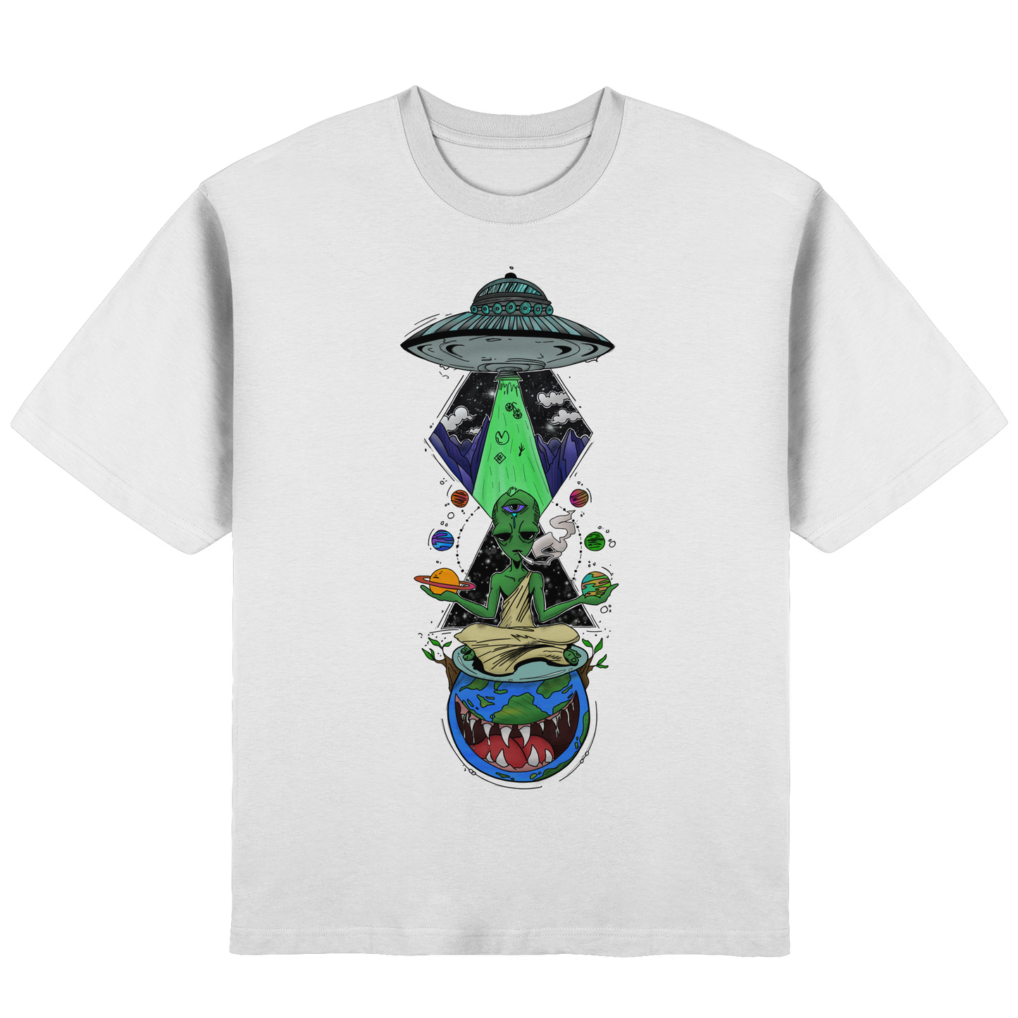 GalaktischeBalance - Streetwear Oversized T-Shirt